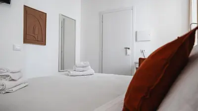 Letto o letti in una camera di Central Perk