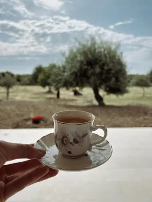Set per la preparazione di tè e caffè presso Tenuta Alessandra Noto