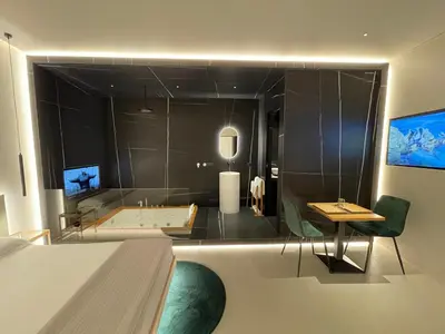 TV o dispositivi per l'intrattenimento presso Le Dimore Degli Archi Rooms & Suite Catania