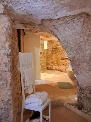 Letto o letti in una camera di Ai cento scalini