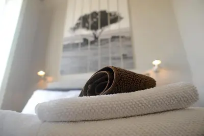 Letto o letti in una camera di Kalote' Apartments