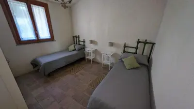 Letto o letti in una camera di Casa sulla Baia