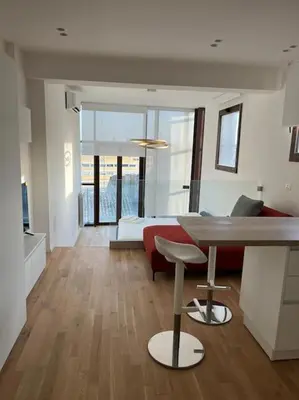 Area soggiorno di Casa di Viola - SeaView in the Heart of Catania - Romantic Apt for 2 guests