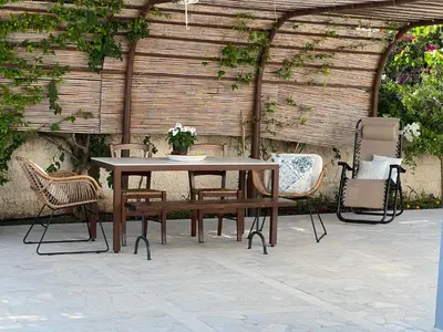 Patio o area all'aperto di Casa Azzurra