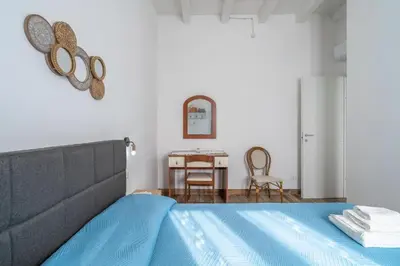 Letto o letti in una camera di Agri Lemon Green