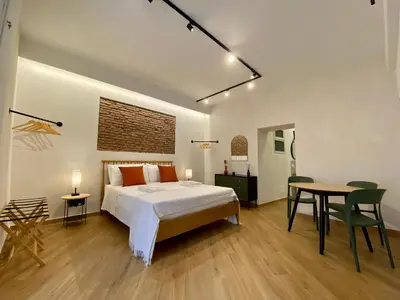 Letto o letti in una camera di Galatola Suite