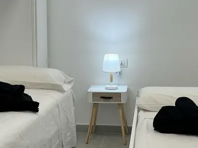 Letto o letti in una camera di Marzamemi, Sul Livello del MARE, Spinazza