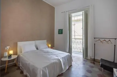 Letto o letti in una camera di Anticitera Apartment