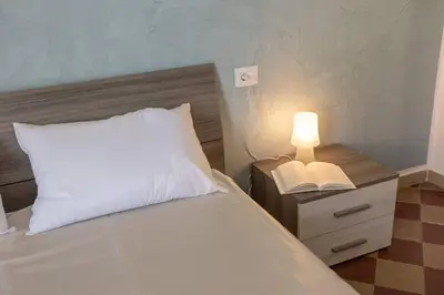Letto o letti in una camera di Anticitera Apartment