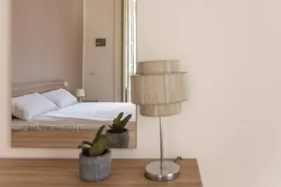 Letto o letti in una camera di Anticitera Apartment