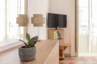 TV o dispositivi per l'intrattenimento presso Anticitera Apartment