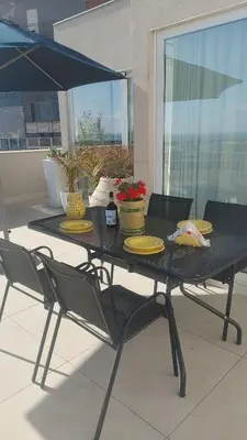 Balcone o terrazza di ATTICO SUL PORTO DI CATANIA E VISTA VULCANO