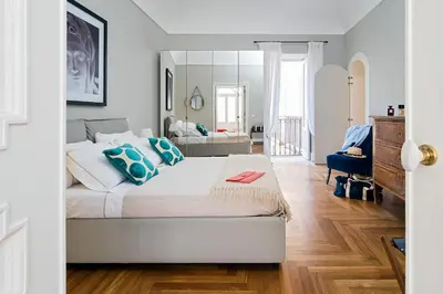 Letto o letti in una camera di Duomo Sea View Suite by Ortigia Apartments