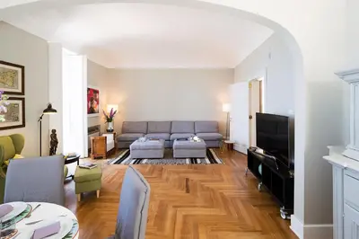 Area soggiorno di Duomo Sea View Suite by Ortigia Apartments