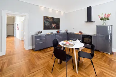 Cucina o angolo cottura di Duomo Sea View Suite by Ortigia Apartments