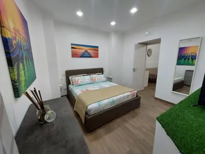 Letto o letti in una camera di Varagghiu