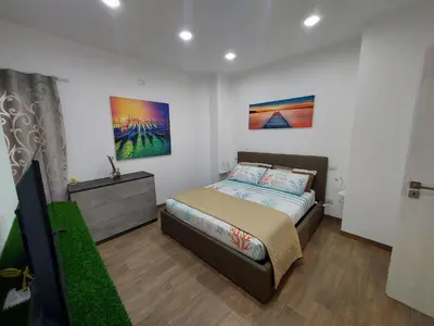 Letto o letti in una camera di Varagghiu