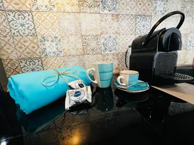 Set per la preparazione di tè e caffè presso Foro Siracusano 22, Luminoso e confortevole Loft