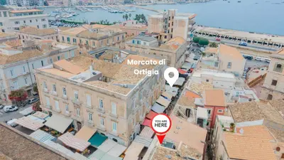 Vista generica sul mare o vista sul mare dall'interno dell'appartamento