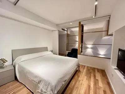 Letto o letti in una camera di Egregia Dimora