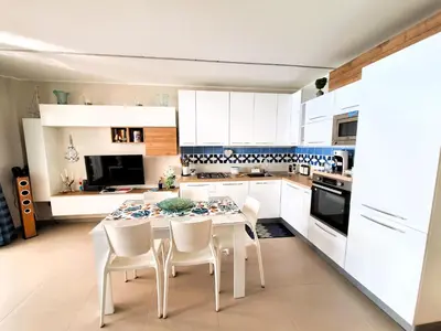 Cucina o angolo cottura di Perla del golfo - Ortigia Holidays