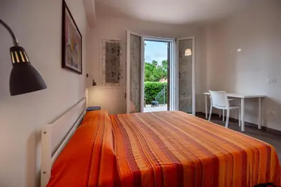Letto o letti in una camera di Le quattro palme