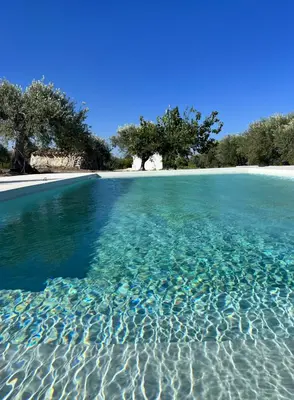 Paesaggio naturale nelle vicinanze della villa