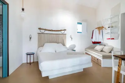 Letto o letti in una camera di Dimora di Circe