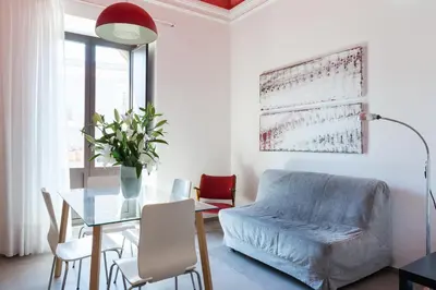 Area soggiorno di Alcalà Living Apartments