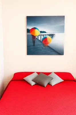 Letto o letti in una camera di Arina Home -Airport Catania Fontanarossa-