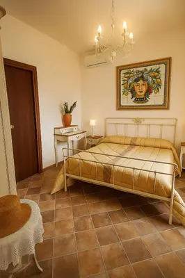 Letto o letti in una camera di Resort Villa Brucoli Gardens of Syracuse
