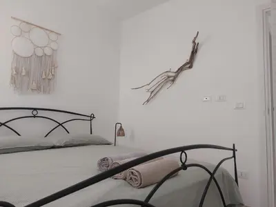 Letto o letti in una camera di Apartment with sea view