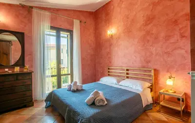 Letto o letti in una camera di Awesome Home In Brucoli