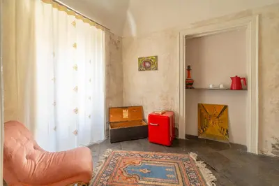 Area soggiorno di P43 Sicilian Suites