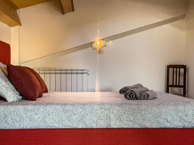 Letto o letti in una camera di Villa Donata Fontane Bianche