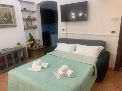 Letto o letti in una camera di The Crazy House