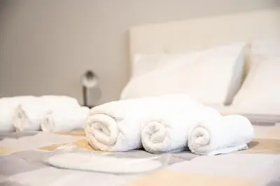 Letto o letti in una camera di Catina Domus
