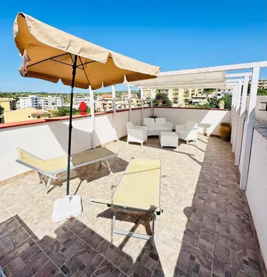 Balcone o terrazza di IL BACIO DEL SOLE