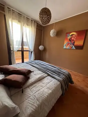Letto o letti in una camera di Gioia di Mare