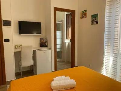 Letto o letti in una camera di Appartamenti Vittoria