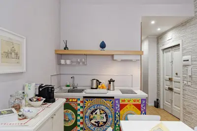 Cucina o angolo cottura di La porta di mezzo
