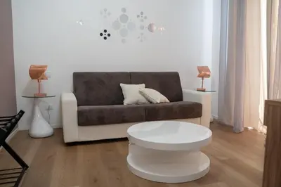 Area soggiorno di B&b Meridia