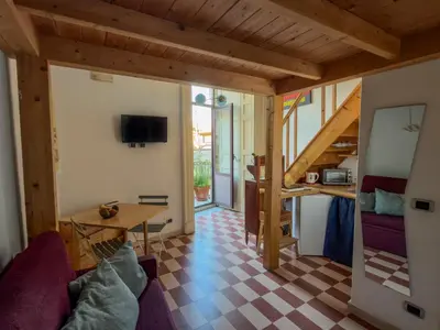 TV o dispositivi per l'intrattenimento presso Bellini Apartment