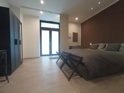 Letto o letti in una camera di La casa di Marci