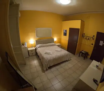 Letto o letti in una camera di Hotel Gorizia