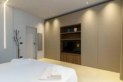 Letto o letti in una camera di Appartamento Domus Lavica