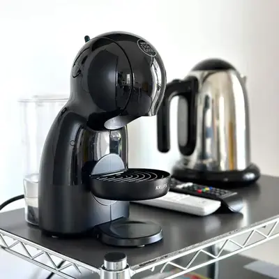 Set per la preparazione di tè e caffè presso Villa Zefiro tra Piscina e Mare