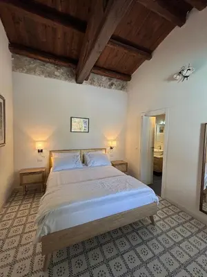 Letto o letti in una camera di Farfalla Blu