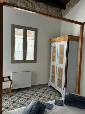 Letto o letti in una camera di Farfalla Blu