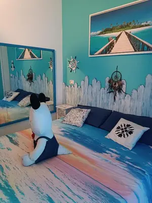 Letto o letti in una camera di Residence Calazzurra Noto